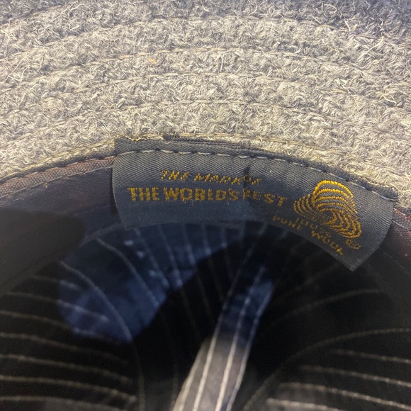 Vintage Richman Brothers USA- Grey / 100% Wool Fedora-Style Hat Size XL - Picture 5 of 7